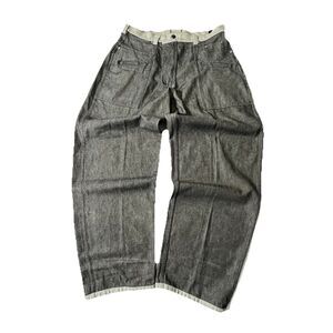 Parasuco Super Sick Vintage 90s Reversible Distressed Baggy Wide Leg Jeans 38x33